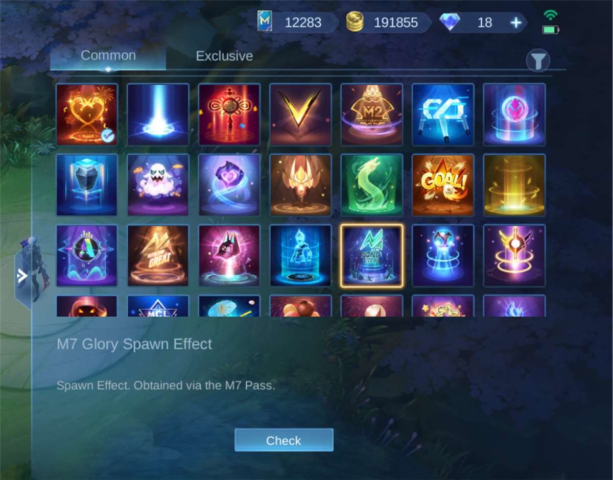 Game account sale Mobile Legends